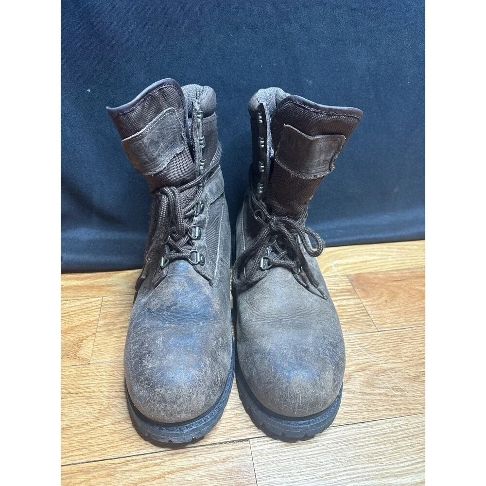 Field And Stream Leather Gore-Tex Boots Size 10.5 Vibram Sole Thinsulate Brown